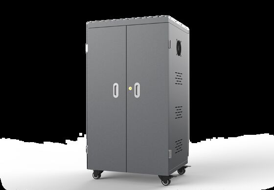 8S 보안 보호 시스템 및 냉각 팬이 있는 64포트 태블릿 충전 카트