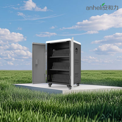 42 포트 아이패드 충전 캐비닛 냉각 팬 환기 구멍 및 보안 잠금 및 키