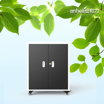 잠금 장치와 열쇠, 냉각 팬, 독일 의료 표준 바퀴가 장착된 30대 노트북 충전 캐비닛