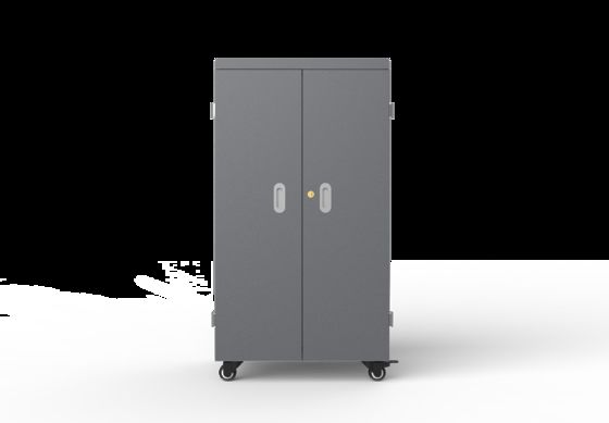 64 포트 태블릿 충전 캐비닛 (8S 보안 보호 시스템 및 아연 도금 강판 구조)