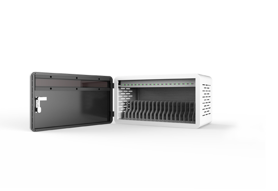 18 슬롯 USB 충전 캐비닛 8S 보안 보호 시스템 및 진료 판 구조